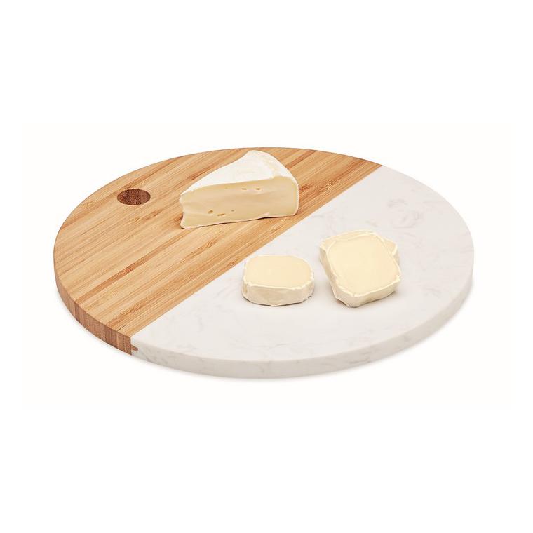 Platou din marmură/ bambus HANNSU Natur
