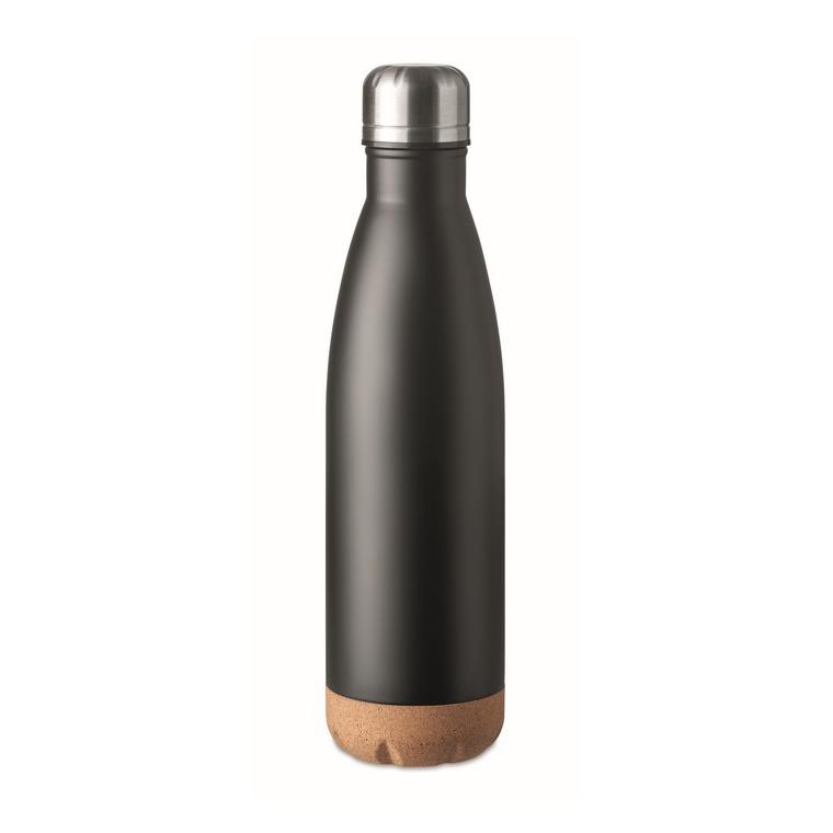 Sticlă cu perete dublu 500 ml ASPEN CORK Negru