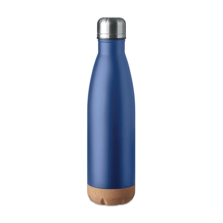 Sticlă cu perete dublu 500 ml ASPEN CORK Albastru