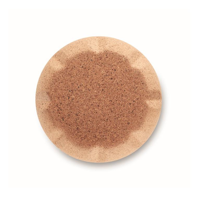Sticlă cu perete dublu 500 ml ASPEN CORK Argintiu mat