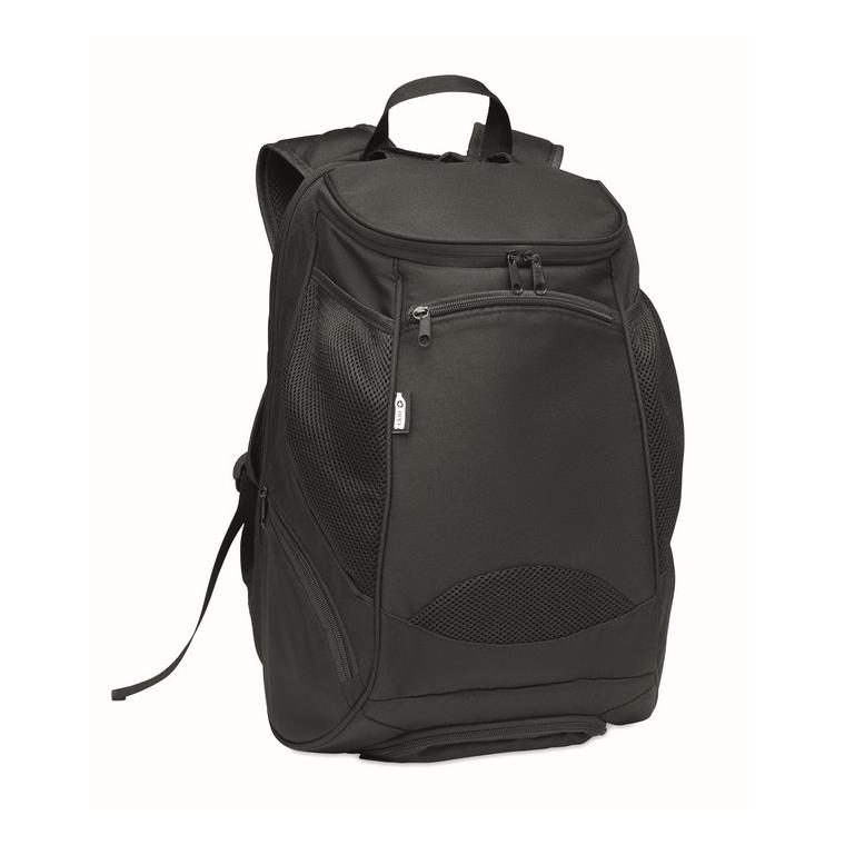 Rucsac sport 600D RPET OLYMPIC Negru