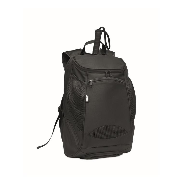 Rucsac sport 600D RPET OLYMPIC Negru