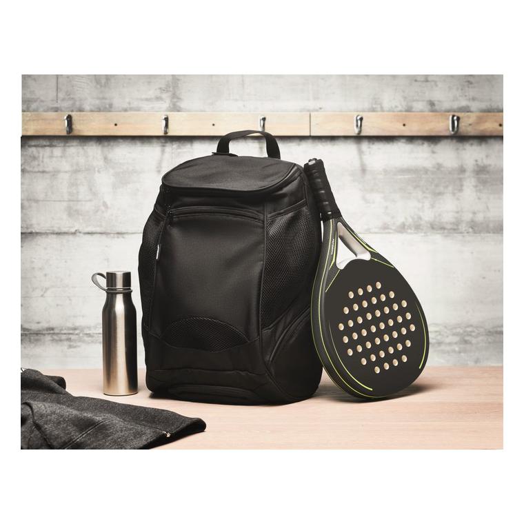 Rucsac sport 600D RPET OLYMPIC Negru
