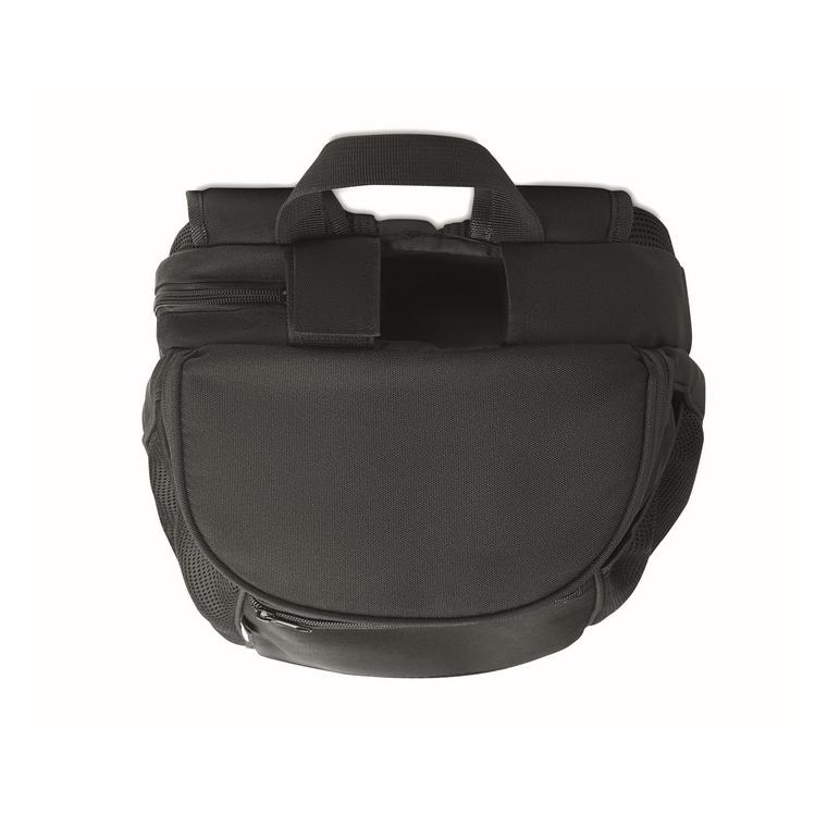 Rucsac sport 600D RPET OLYMPIC Negru