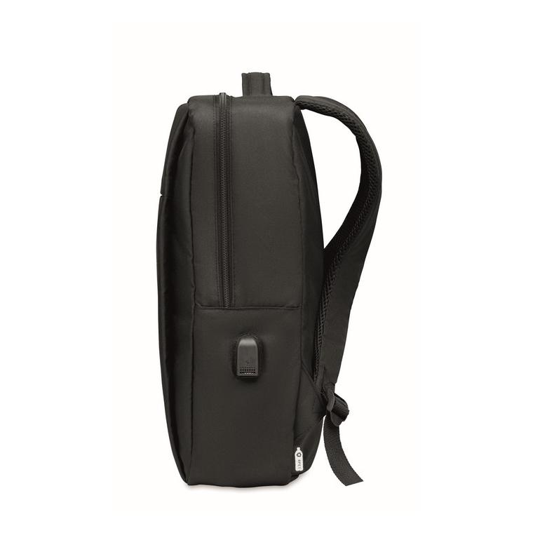 Rucsac laptop din 300D RPET SEOUL Negru