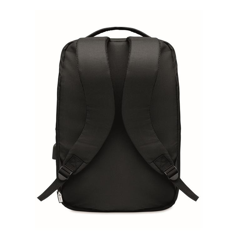 Rucsac laptop din 300D RPET SEOUL Negru