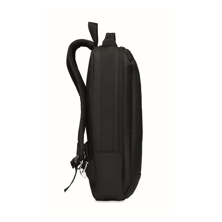 Rucsac laptop din 300D RPET SINGAPORE Negru