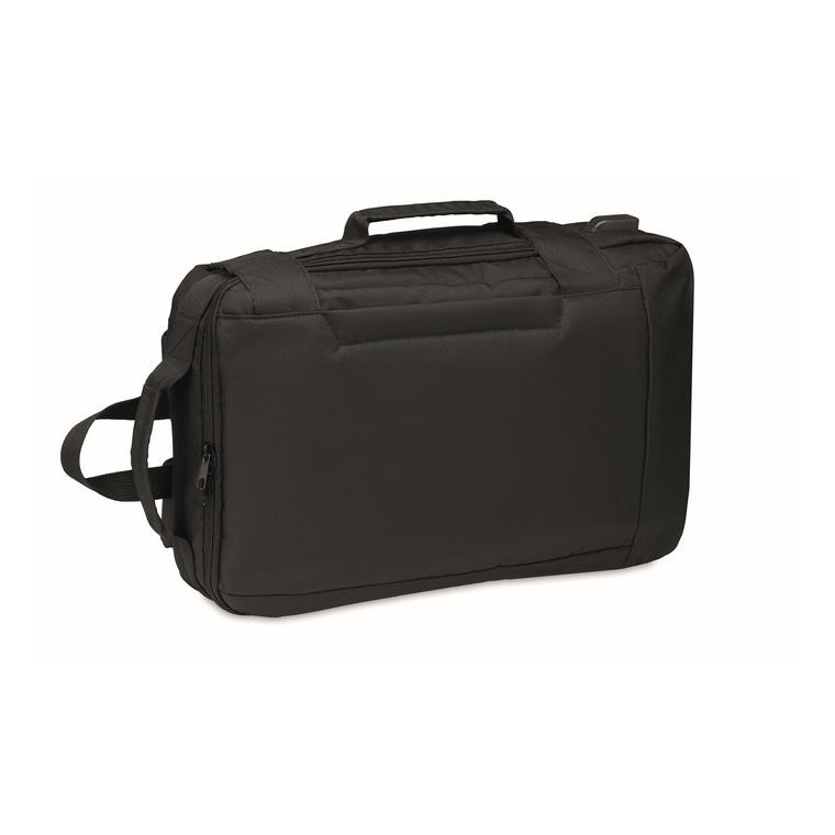 Rucsac laptop din 300D RPET SINGAPORE Negru