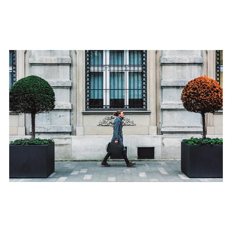 Rucsac laptop din 300D RPET SINGAPORE Negru