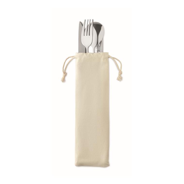 Set de tacâmuri CUSTA SET Bej