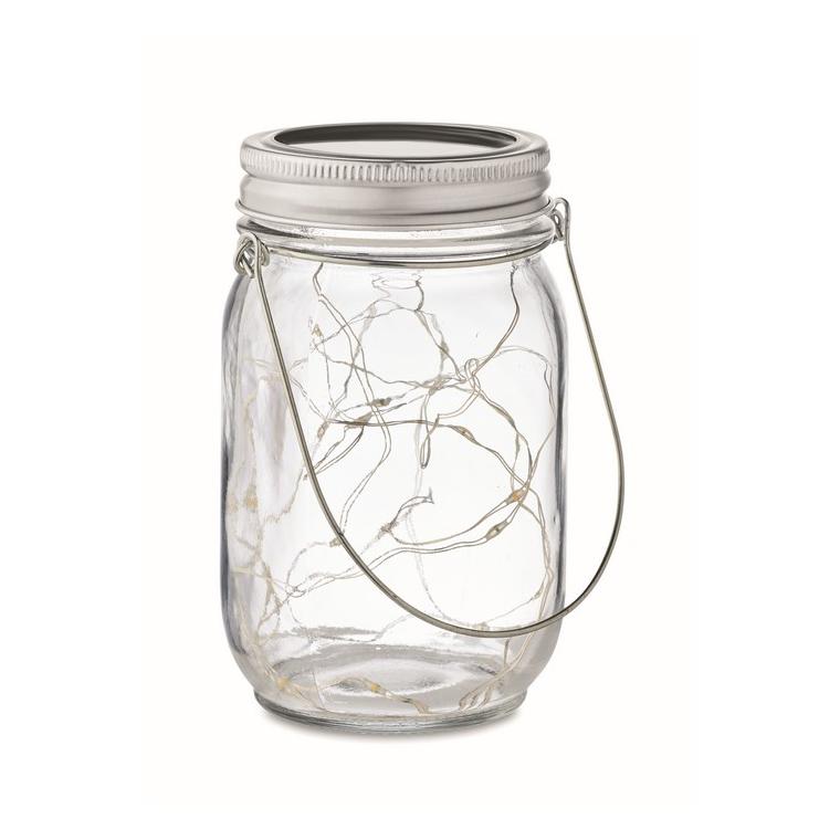 Lanternă solară - exterior POT LAMP Transparent