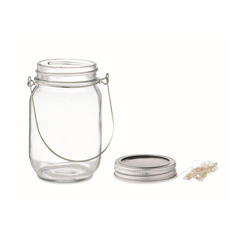 Lanternă solară - exterior POT LAMP Transparent