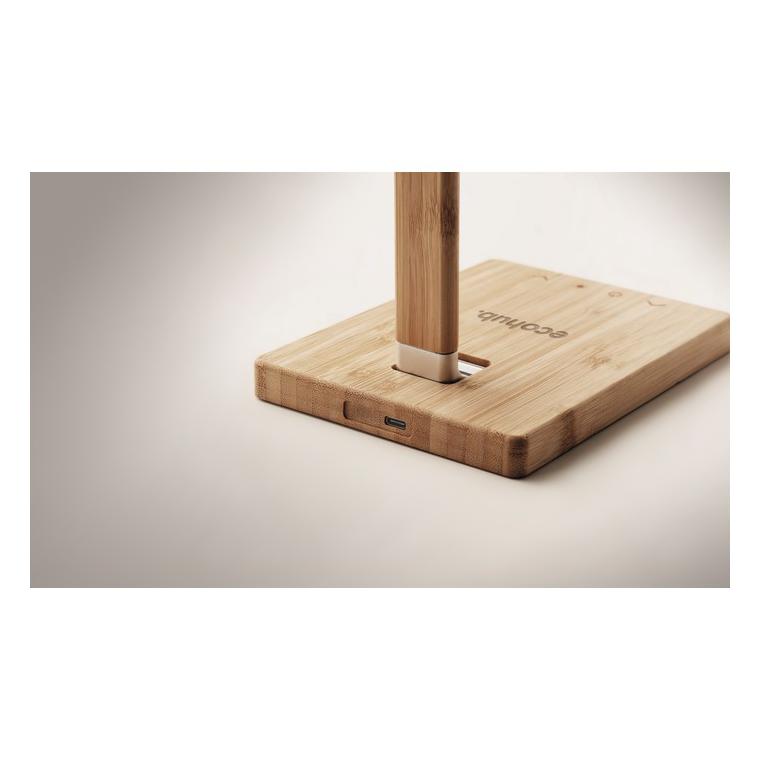 Lampă și încărcător de birou NEAT LIGHT Natur