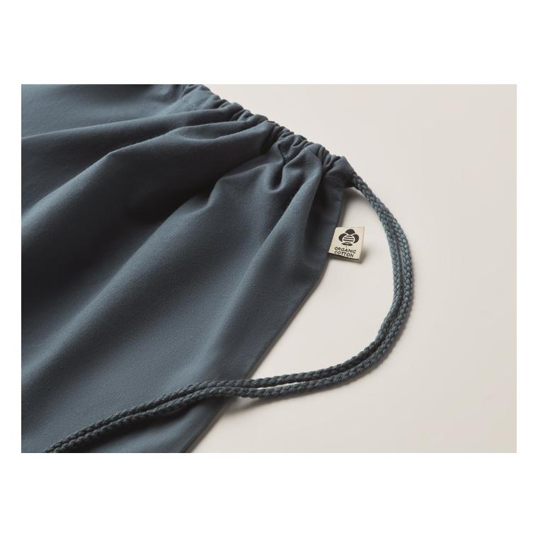 Rucsac cu cordon din bumbac YUKI COLOUR Albastru