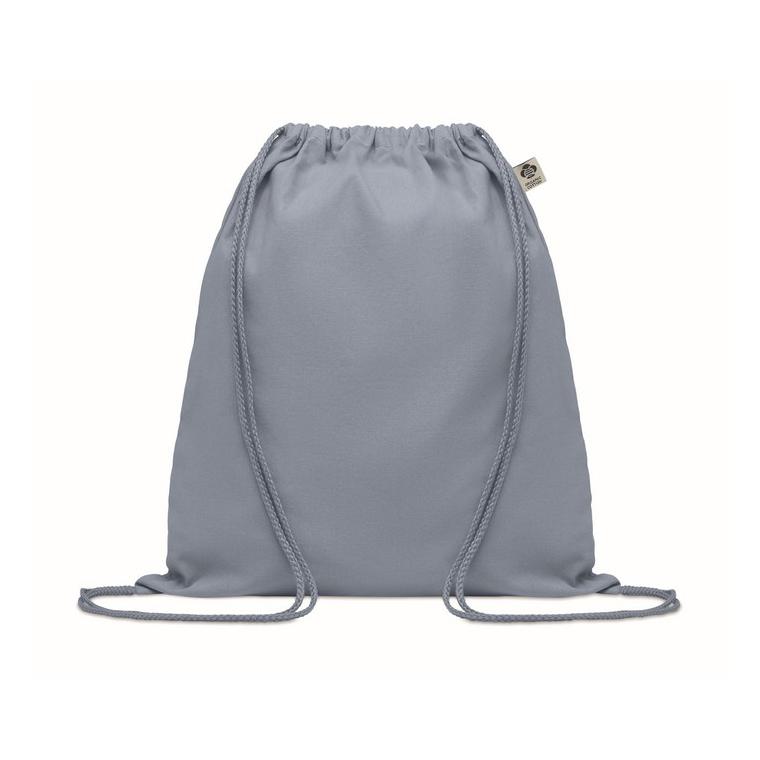 Rucsac cu cordon din bumbac YUKI COLOUR Albastru deschis
