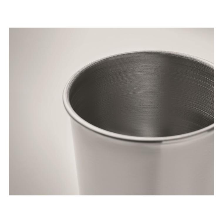 Cană din oțel inoxidabil BONGO Argintiu mat