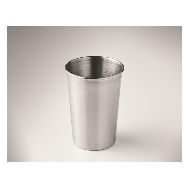 Cană din oțel inoxidabil BONGO Argintiu mat