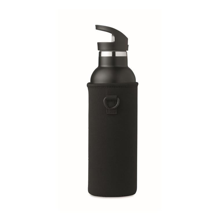 Termos cu perete dublu 700ml TIKSI Negru