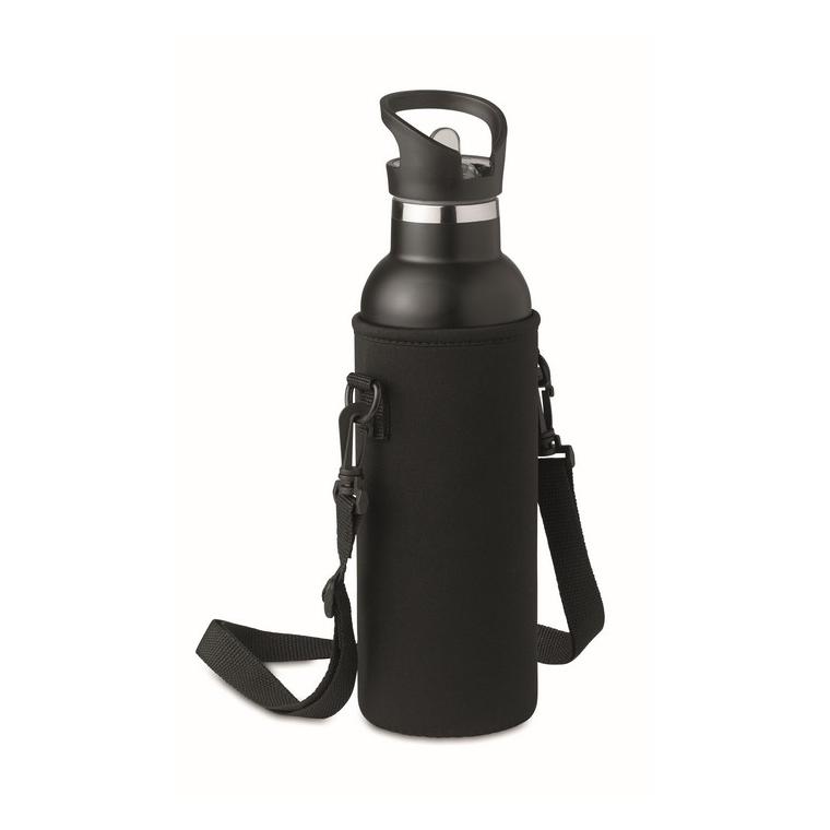 Termos cu perete dublu 700ml TIKSI Negru