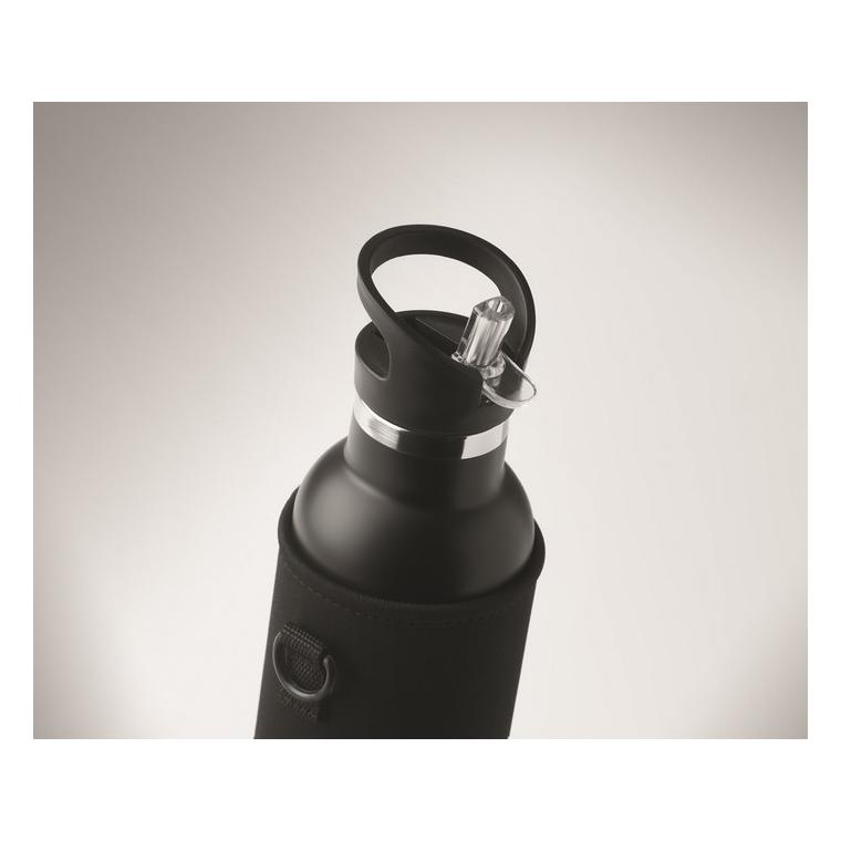 Termos cu perete dublu 700ml TIKSI Negru