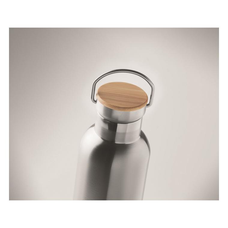Termos cu perete dublu 750 ml HELSINKI MED Argintiu mat