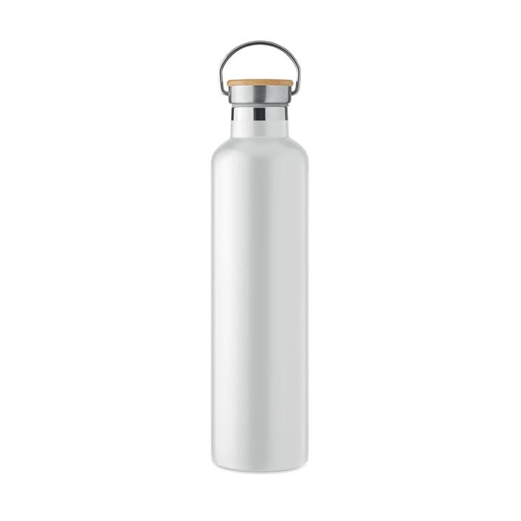 Termos cu perete dublu 1L HELSINKI LARGE Alb