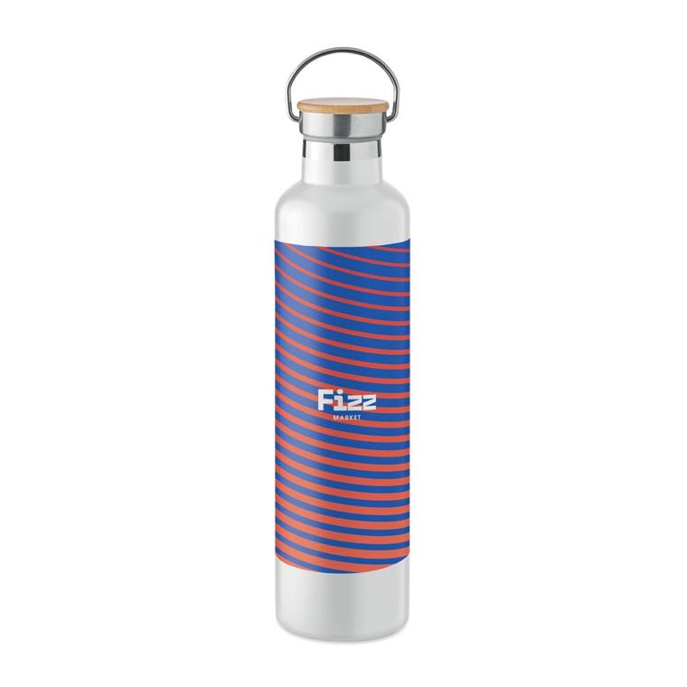 Termos cu perete dublu 1L HELSINKI LARGE Alb