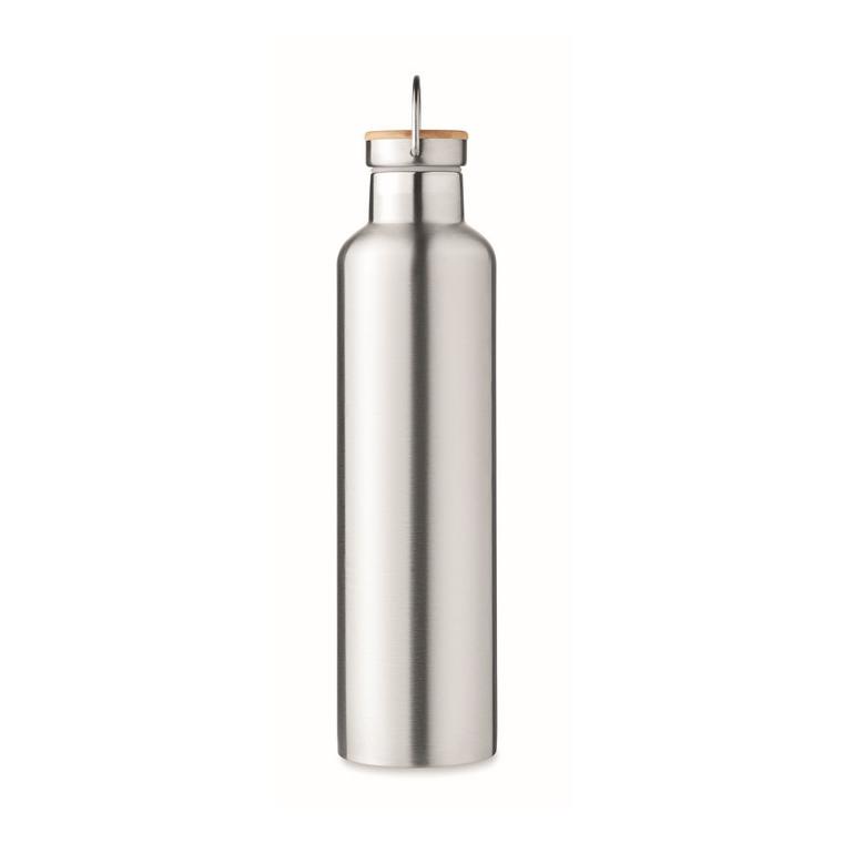 Termos cu perete dublu 1L HELSINKI LARGE Argintiu mat