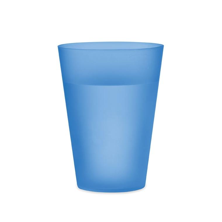 Pahar evenimente 300 ml FESTA LARGE Albastru transparent