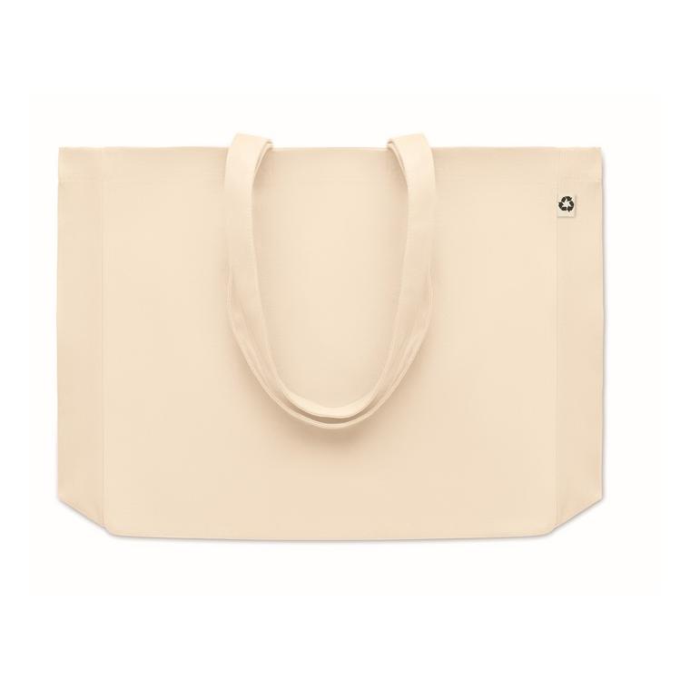Sacosă din material reciclat RESPECT Bej