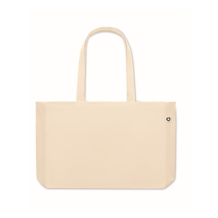 Sacosă din material reciclat RESPECT Bej
