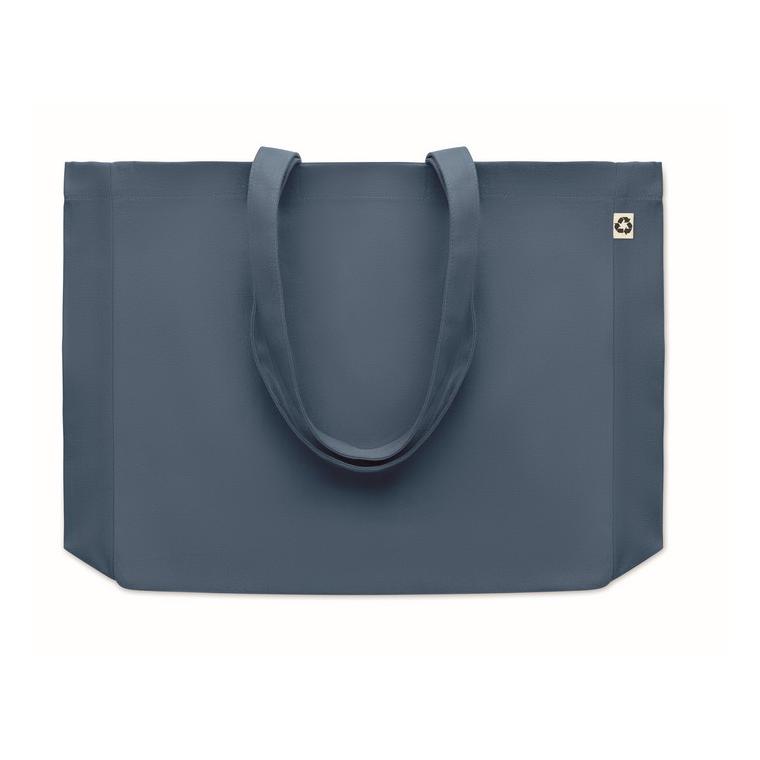 Sacosă din material reciclat RESPECT COLOURED Albastru