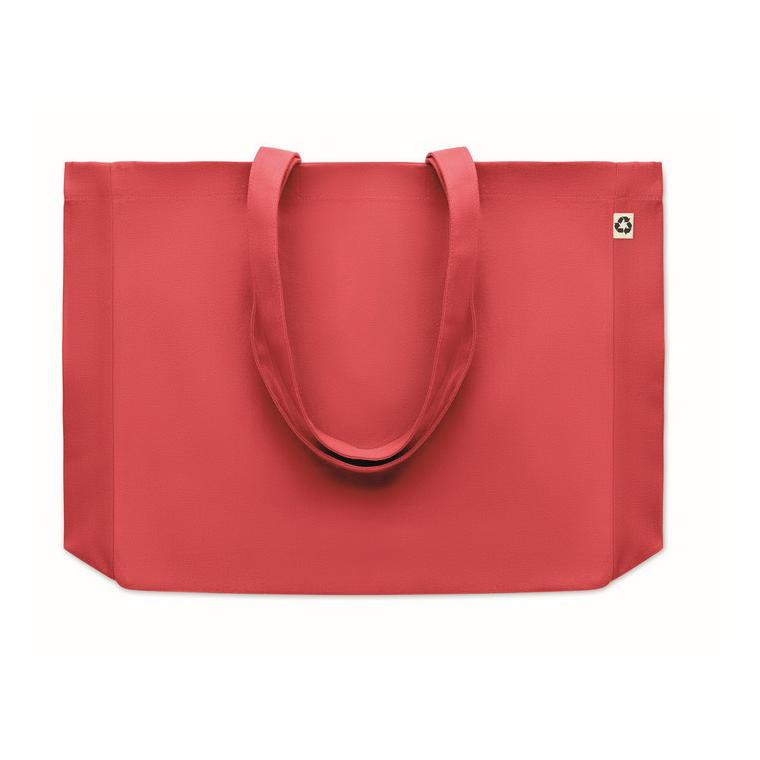 Sacosă din material reciclat RESPECT COLOURED Roșu