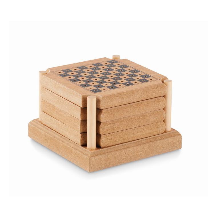 Suport pahare și set jocuri COASTGAME Natur