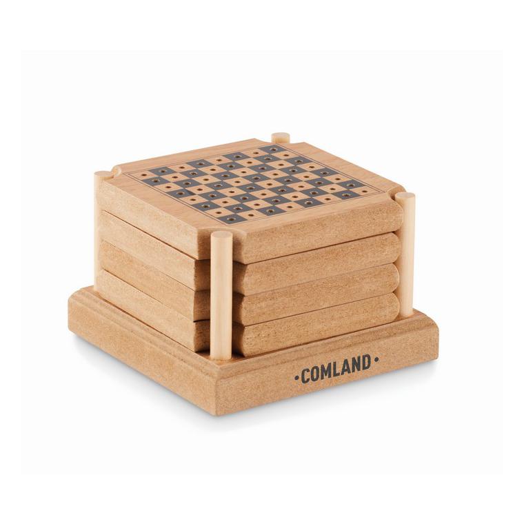 Suport pahare și set jocuri COASTGAME Natur