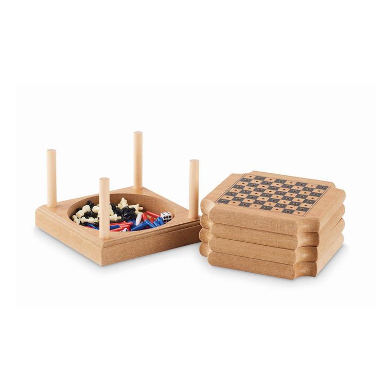 Suport pahare și set jocuri COASTGAME Natur