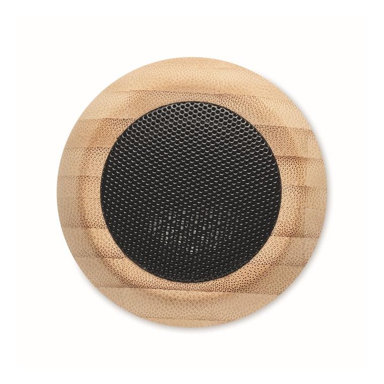 Boxă wireless din bambus 5.0 CLEVELAND Natur