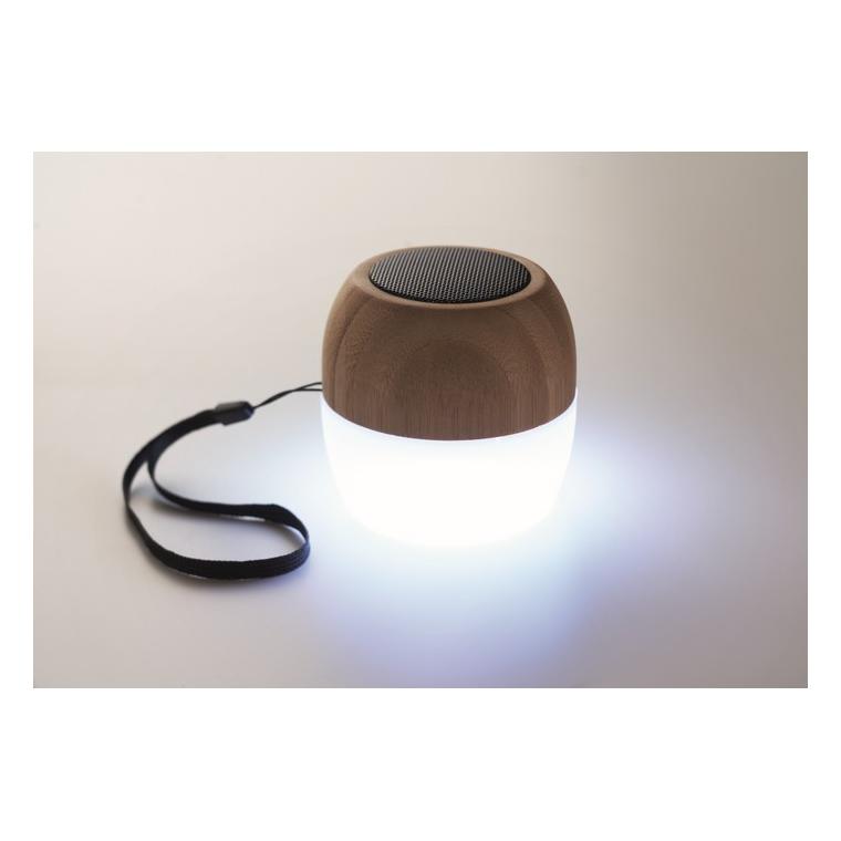 Boxă wireless din bambus 5.0 CLEVELAND Natur