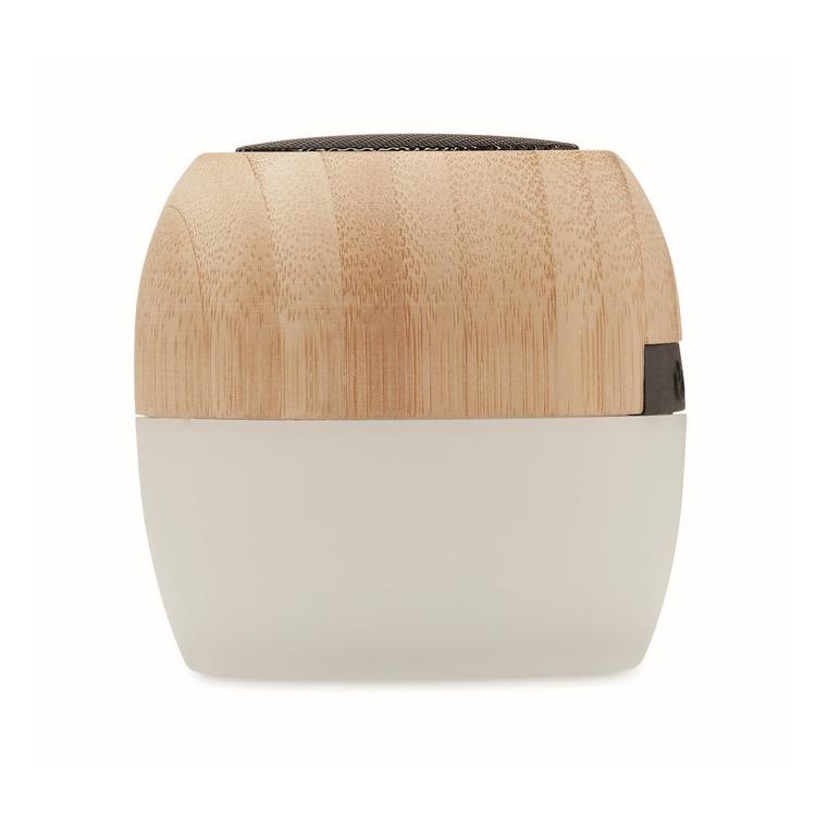 Boxă wireless din bambus 5.0 CLEVELAND Natur