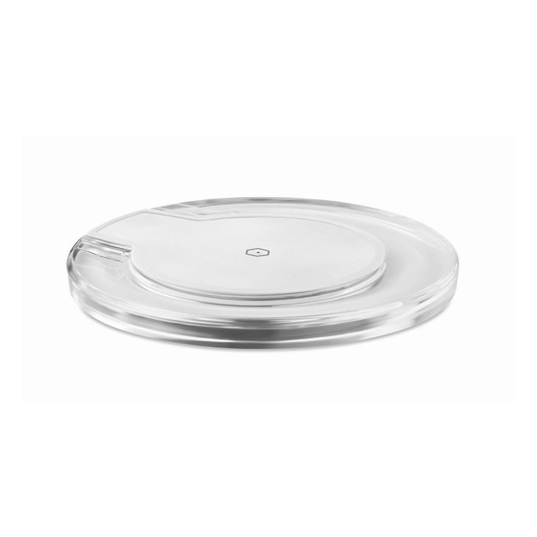 Încărcător rotund wireless UVE CHARGING + Alb