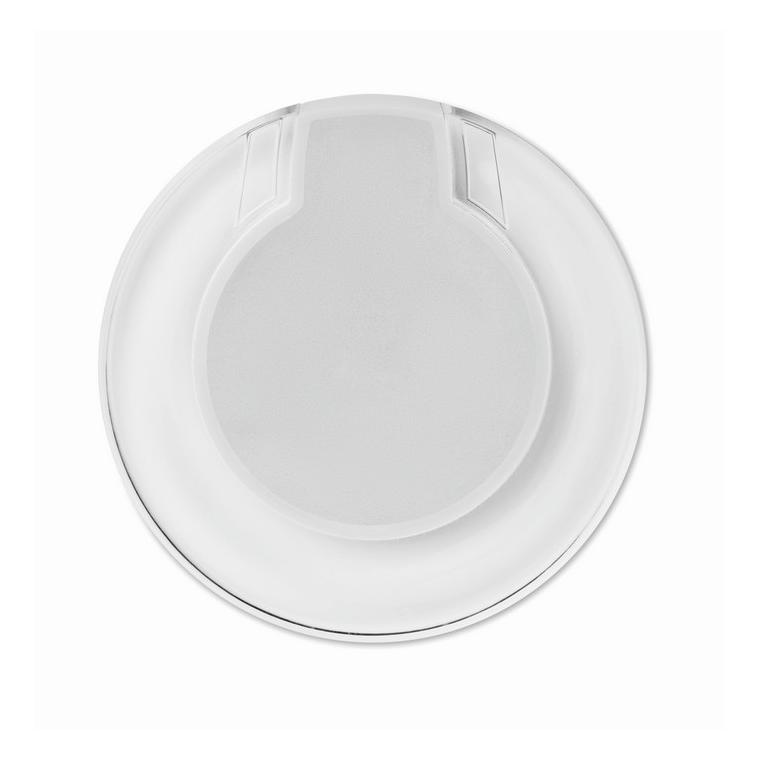 Încărcător rotund wireless UVE CHARGING + Alb
