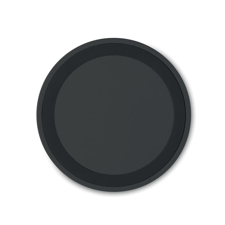 Încărcător wireless mic WIRELESS PLATO + Negru