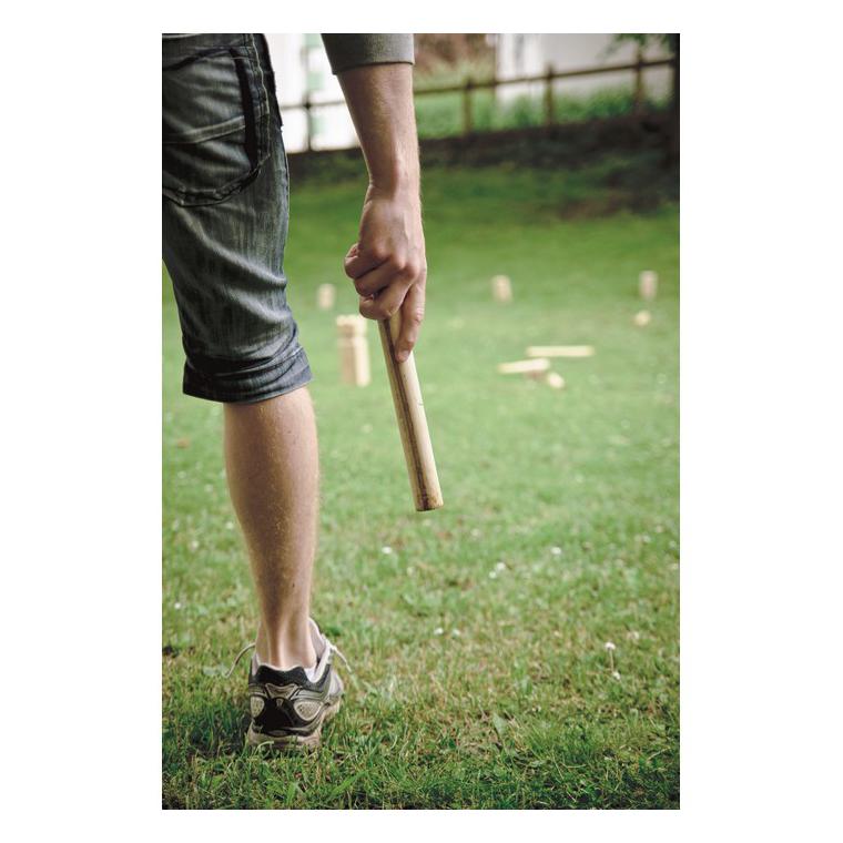 Joc șah viking din lemn de pin KING Natur