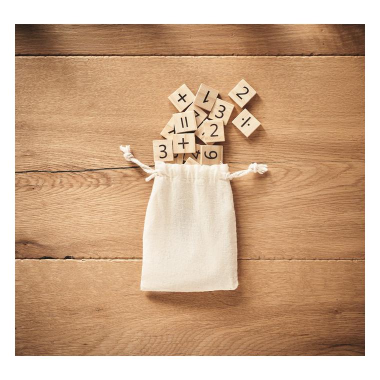 Joc educațional din lemn EDUCOUNT Bej