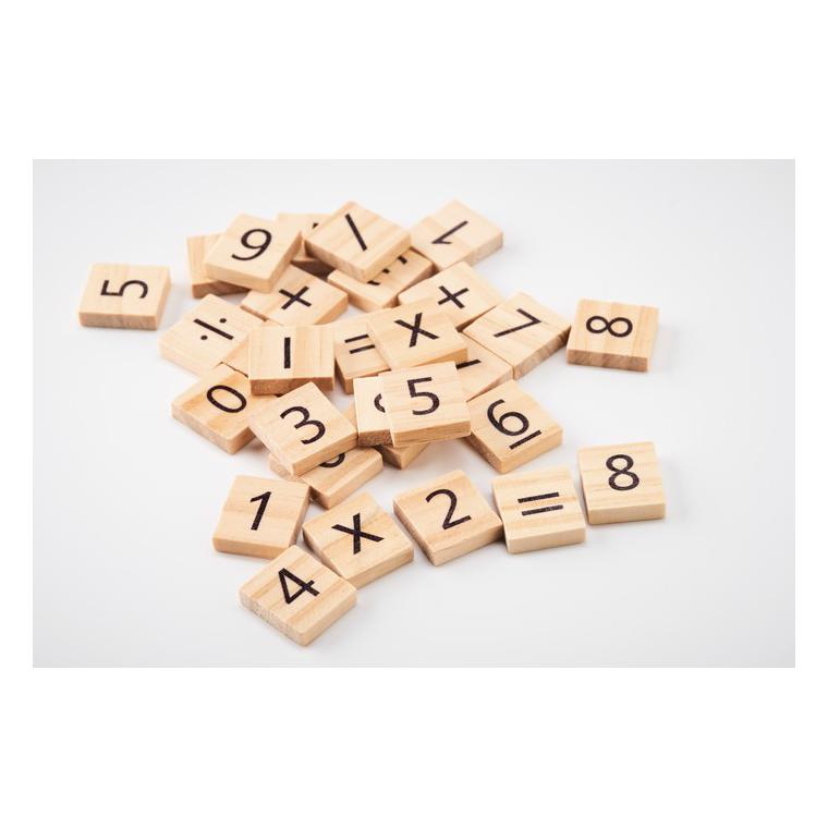 Joc educațional din lemn EDUCOUNT Bej