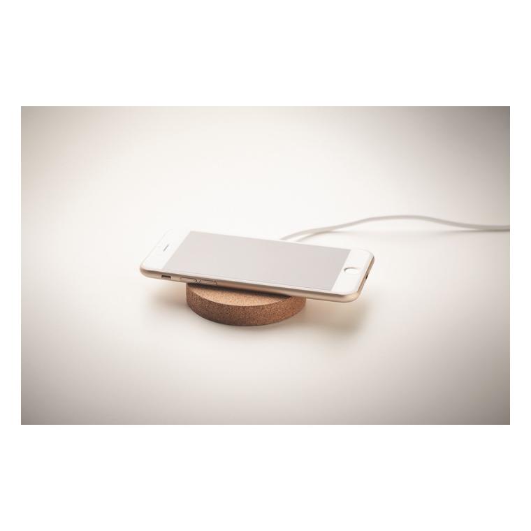 Încărcător  wireless rotund KOKE Bej