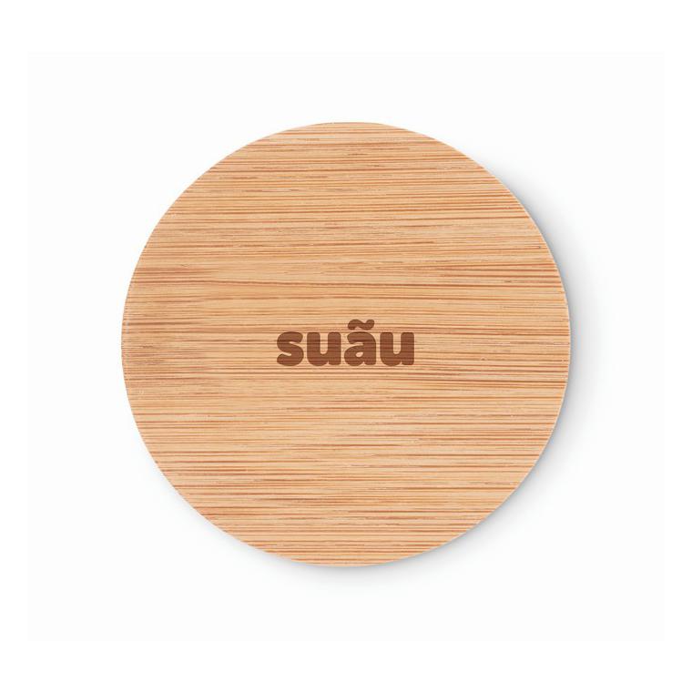 Oglindă de machiaj din bambus MALAY Natur