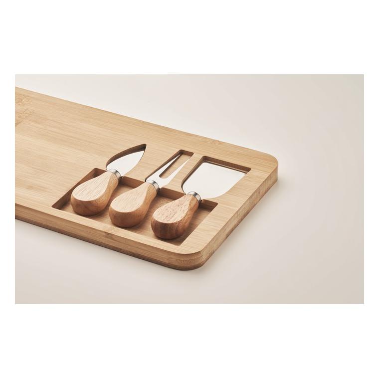 Set de servire din bambus GLENAVY Natur