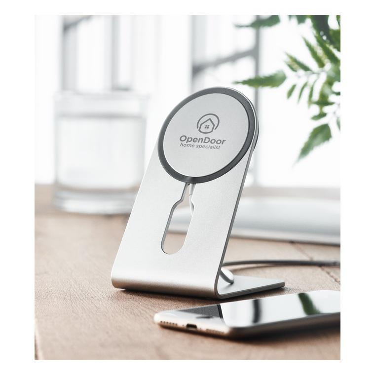 Încărcător magnetic portabil MELIS Argintiu mat