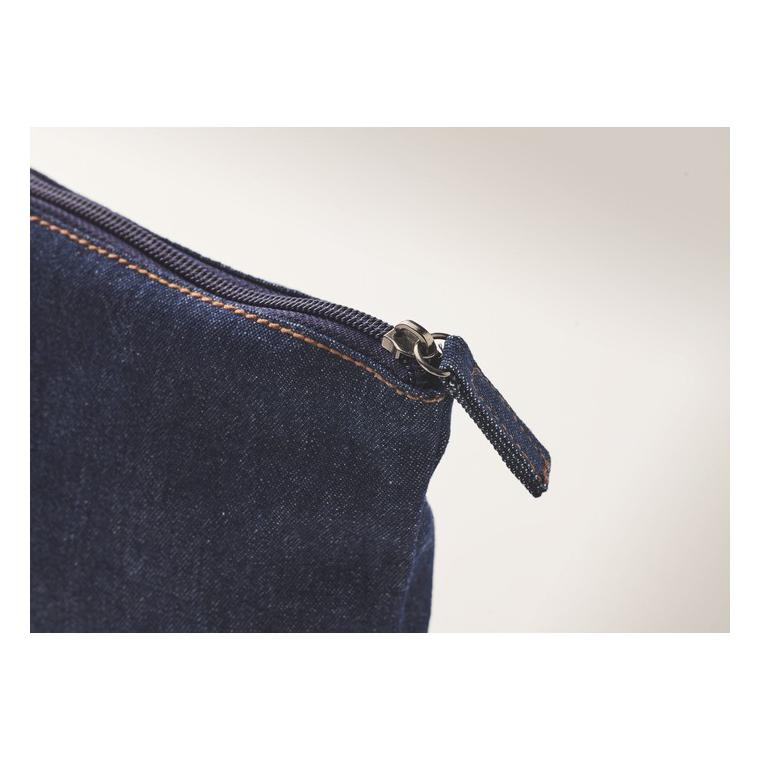 Geantă cosmetice din denim STYLE POUCH Albastru
